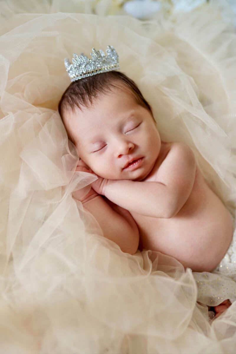 newborn photography, newborn girl, Princess 