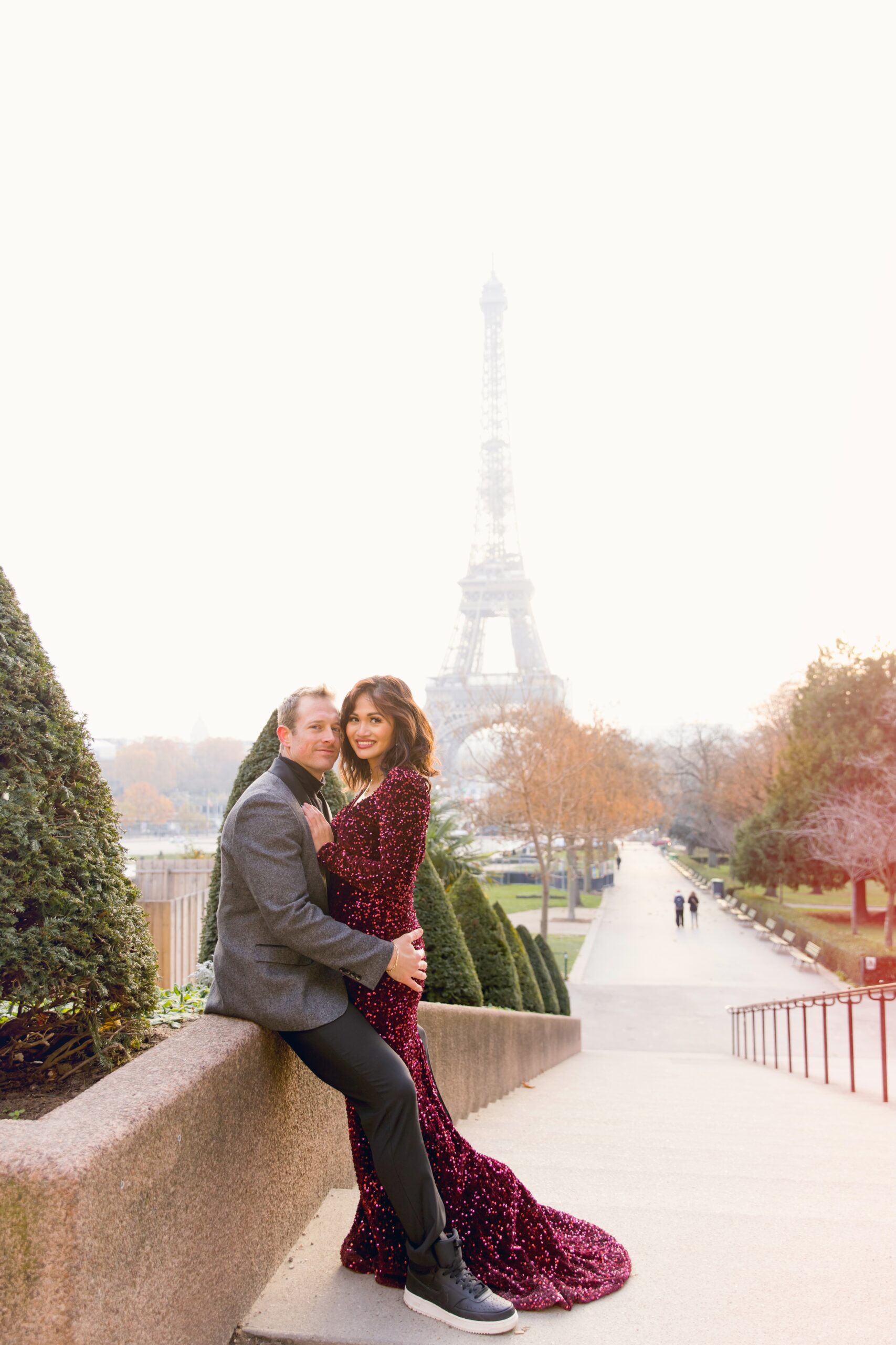 Paris, France, Eiffel Tower, Family Photos 