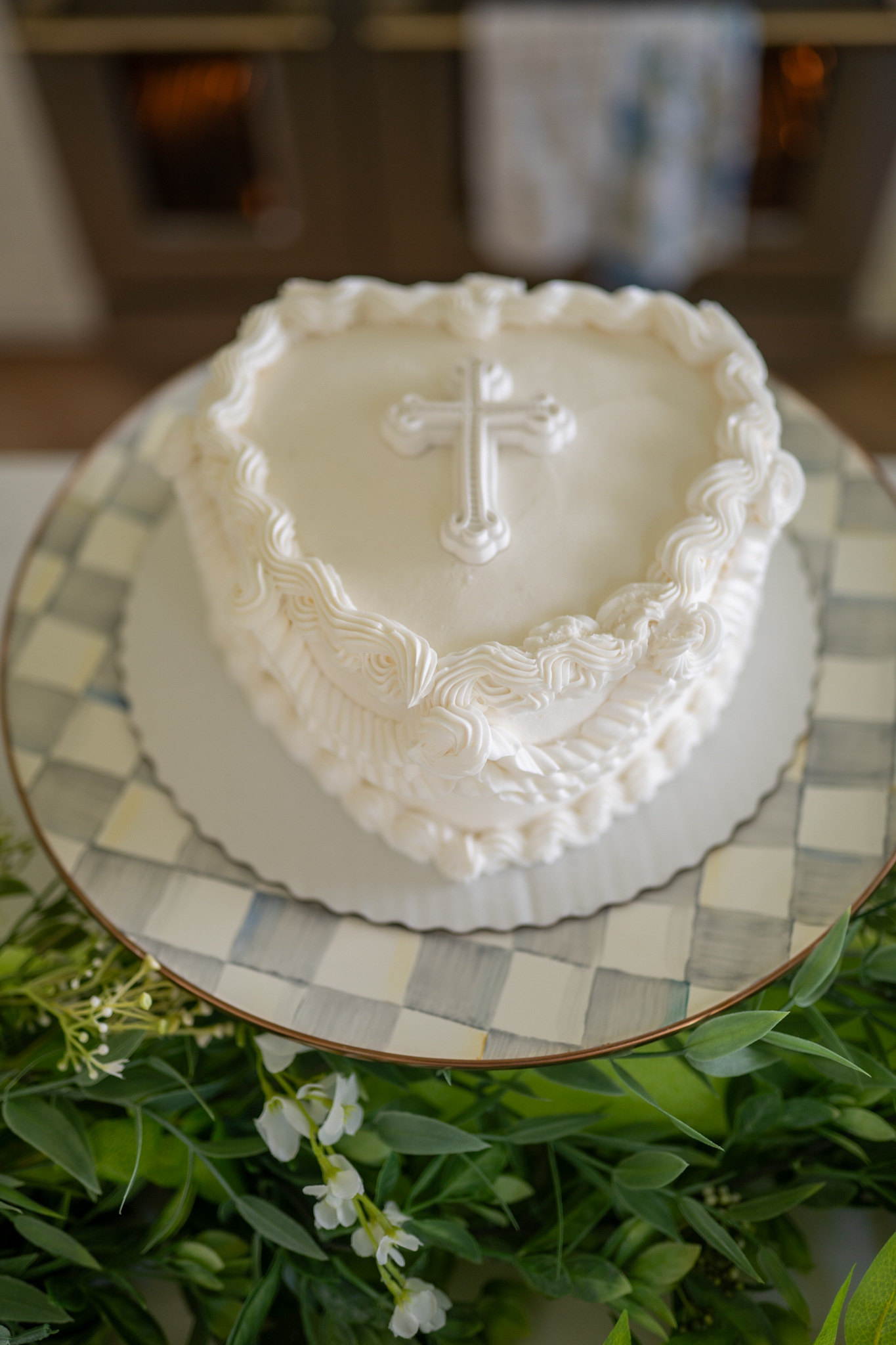 baptism cake, heart cake, baptism reception, baby dedication, baptism 